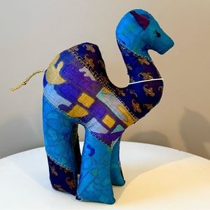 NWOT Patchwork Stuffed Camel Handcrafted in India - from Ark Encounter in KY